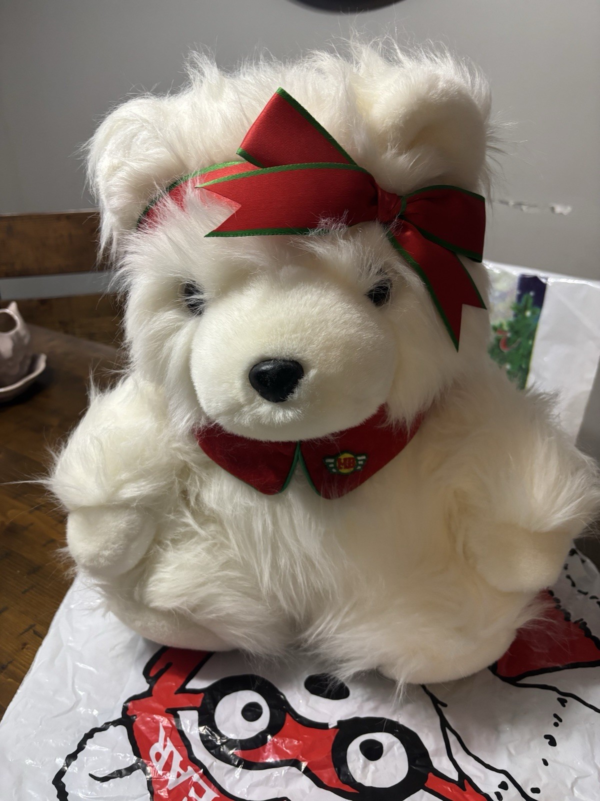 NWT Unused VTG 1987 Dayton Hudson Santabear Miss Santa Bear Aviation with bag