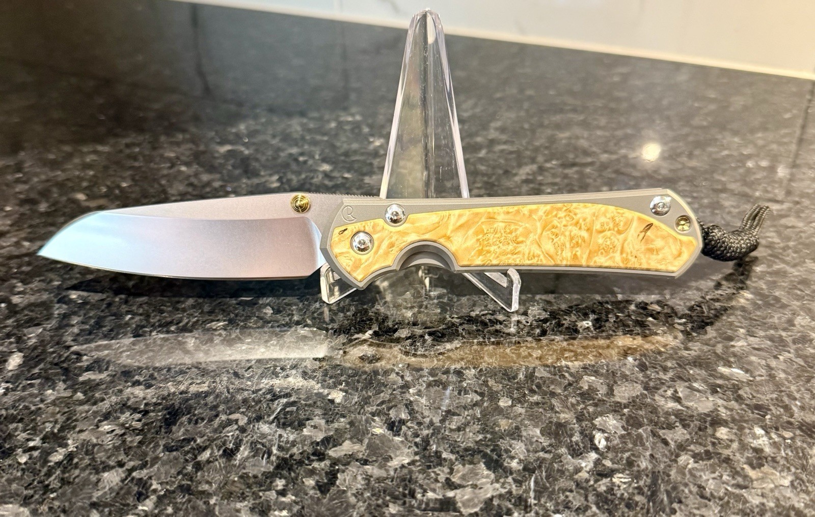 Chris Reeve Large Sebenza 31 Inlay Box Elder Insingo NIB  L31-1126