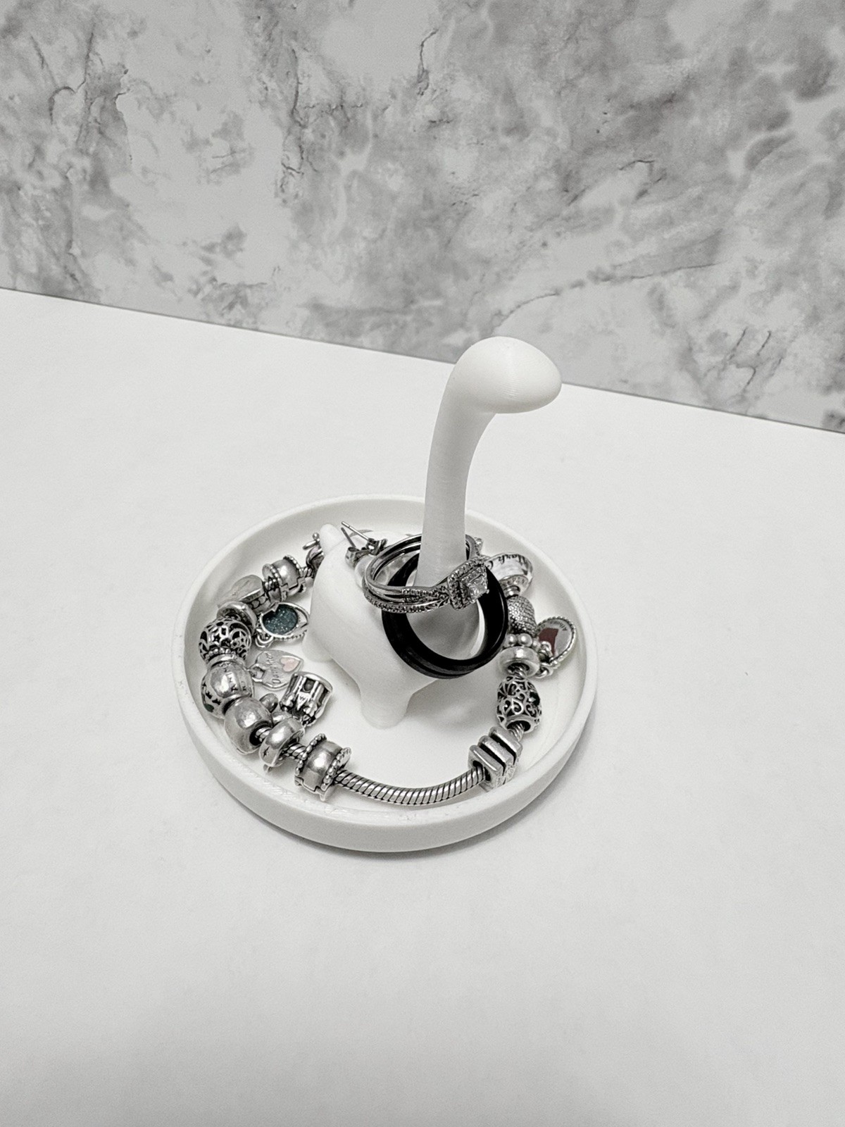  Ring Holder & Jewelry Dish Engagement For Rings, Earrings, Charms Bracelets