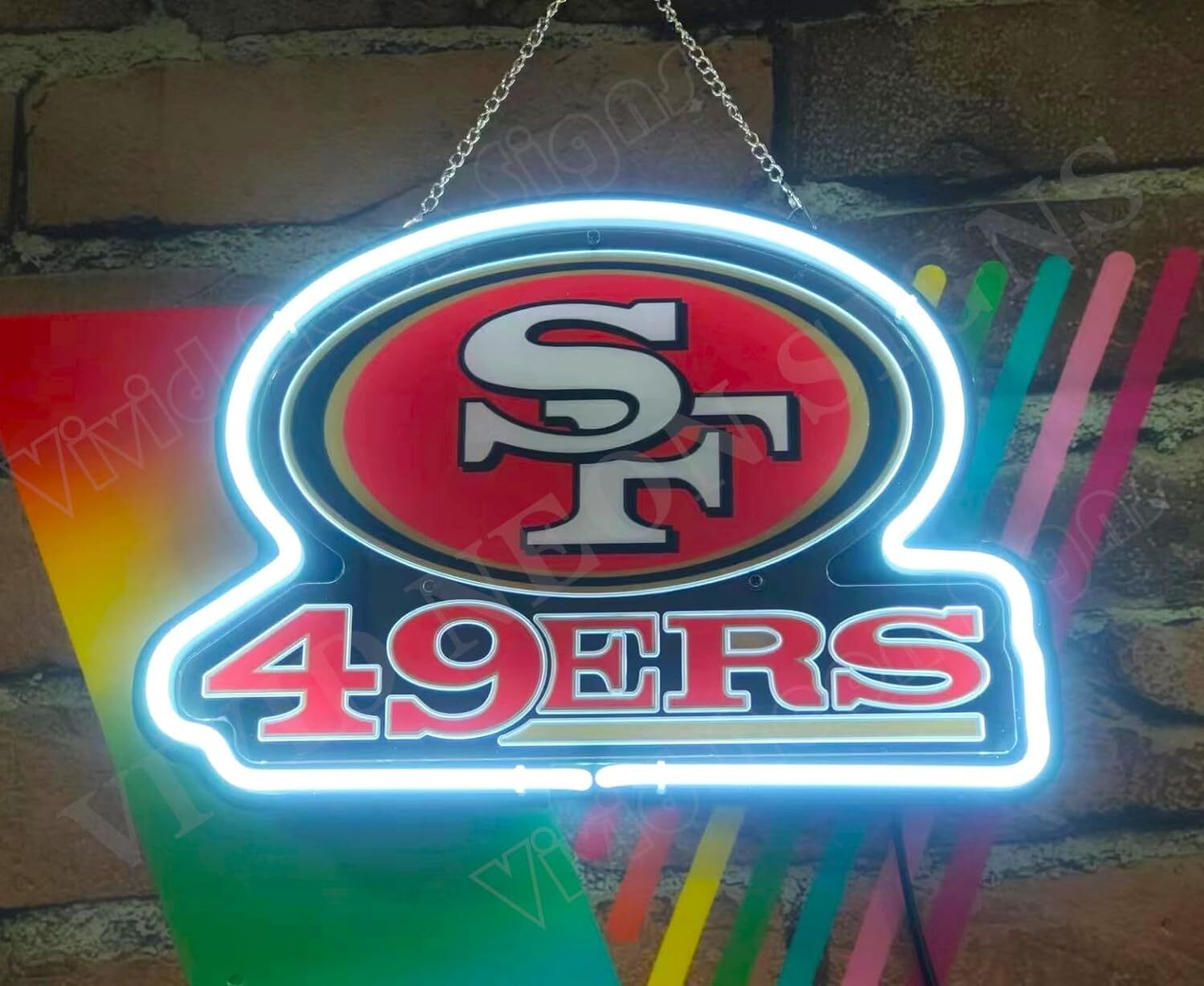 San Francisco 49ers Niners 3D Carved 14\