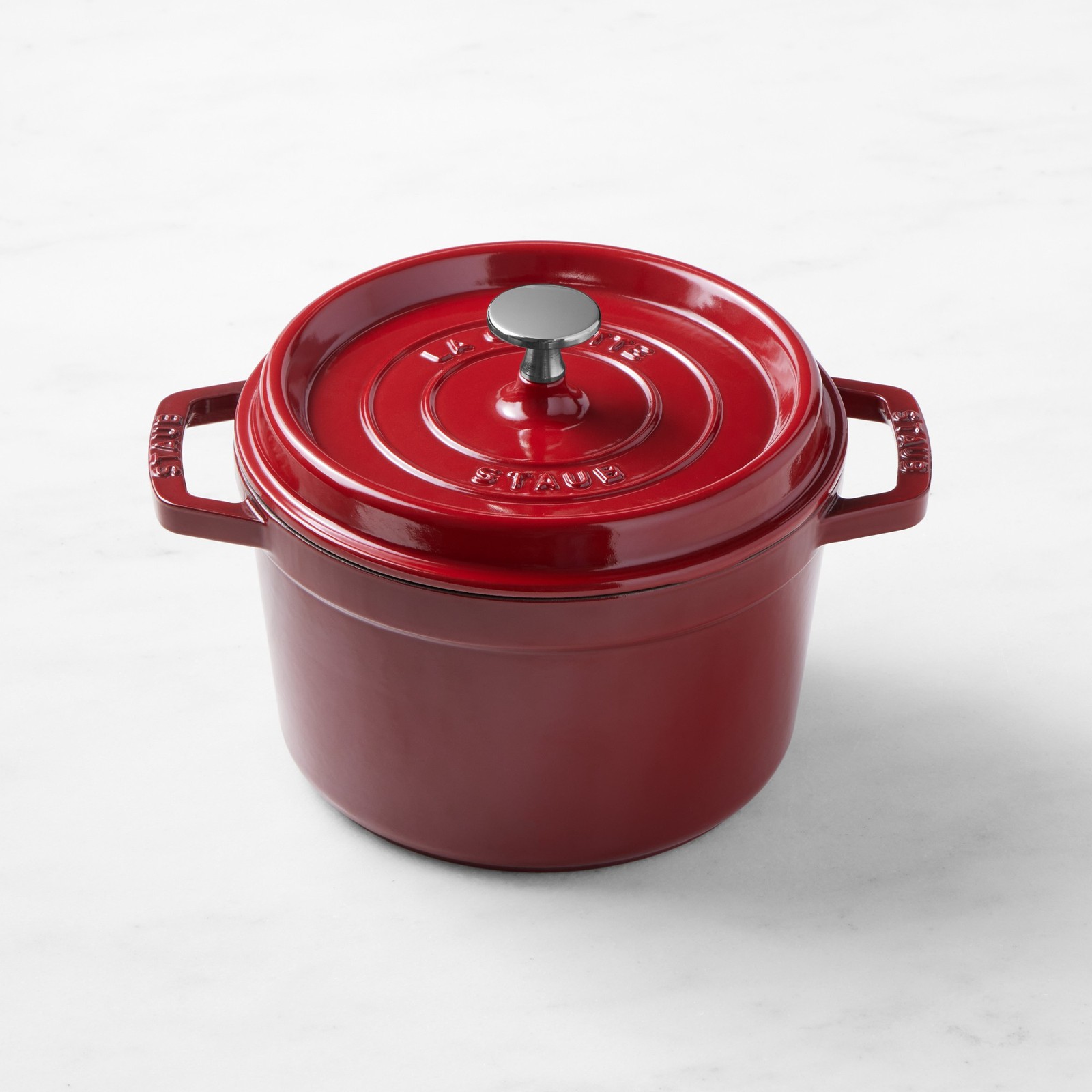 Staub Enameled Cast Iron Deep Oven, 3-Qt Staub Enameled Cast Iron Deep Oven, 3-Qt