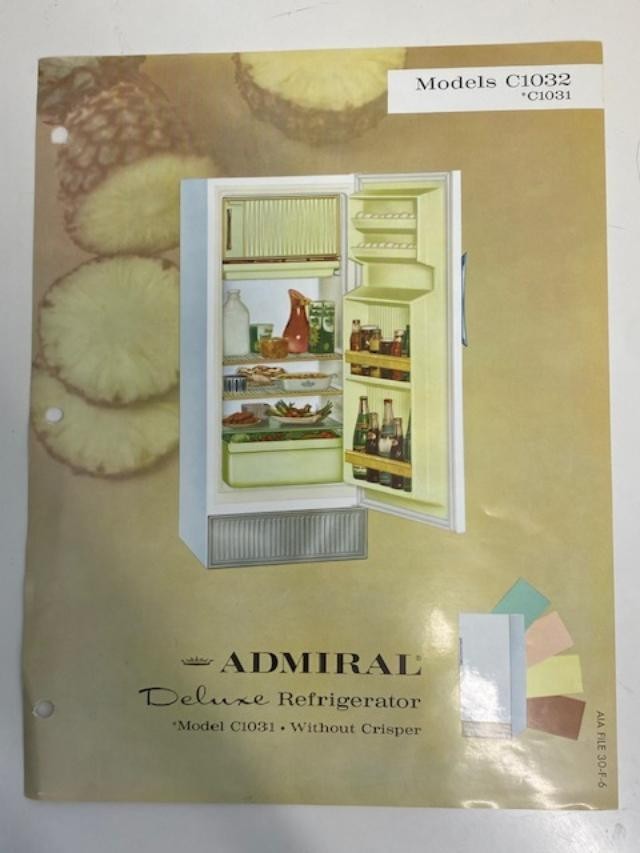 1960's Admiral Duplex Refrigerator Freezer Fridge Vintage Print Ad 1960s 1960's Admiral Duplex Refrigerator Freezer Fridge Vintage Print Ad 1960s