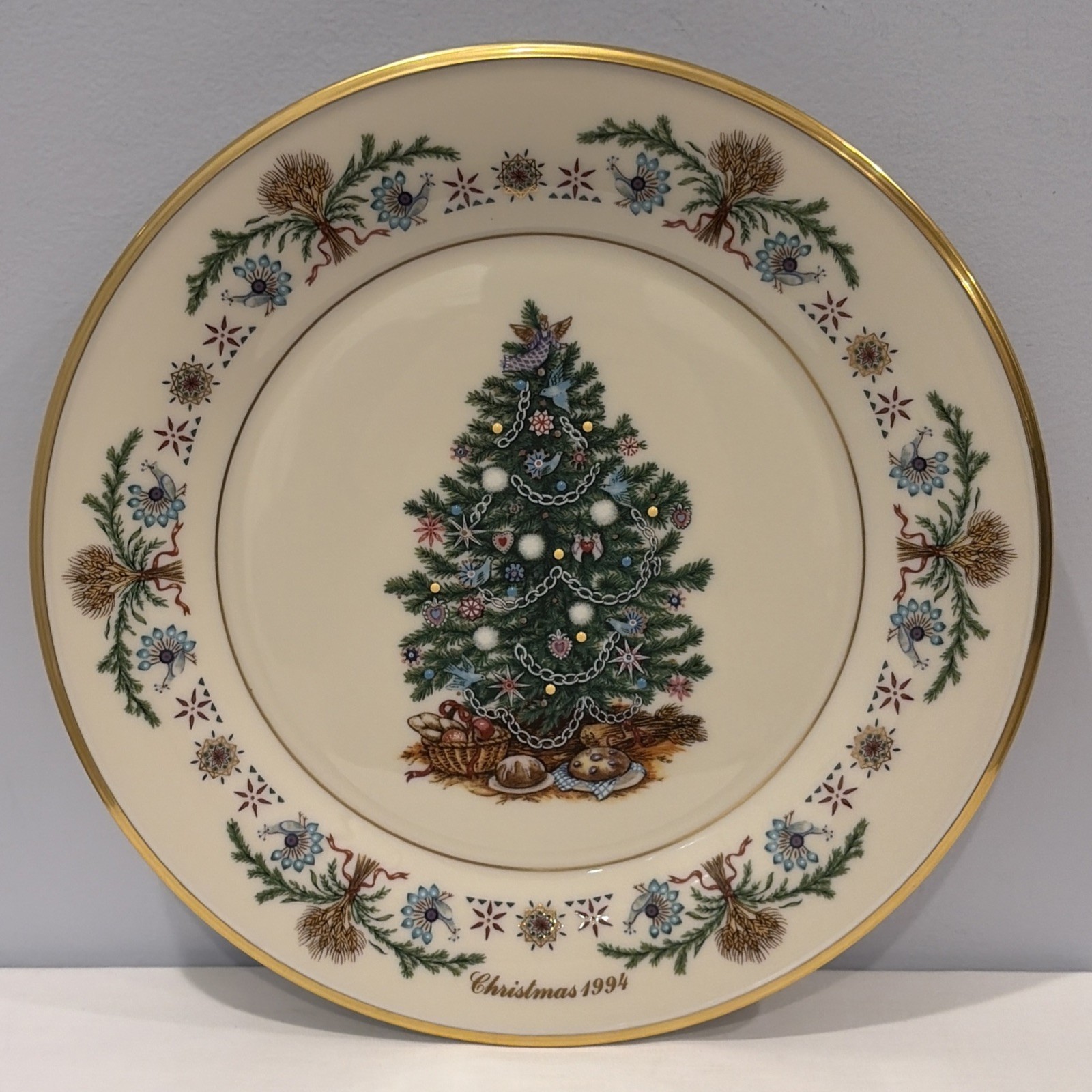 1994 Lenox Christmas Trees Around the World Plate Poland 4th in LE Series USA