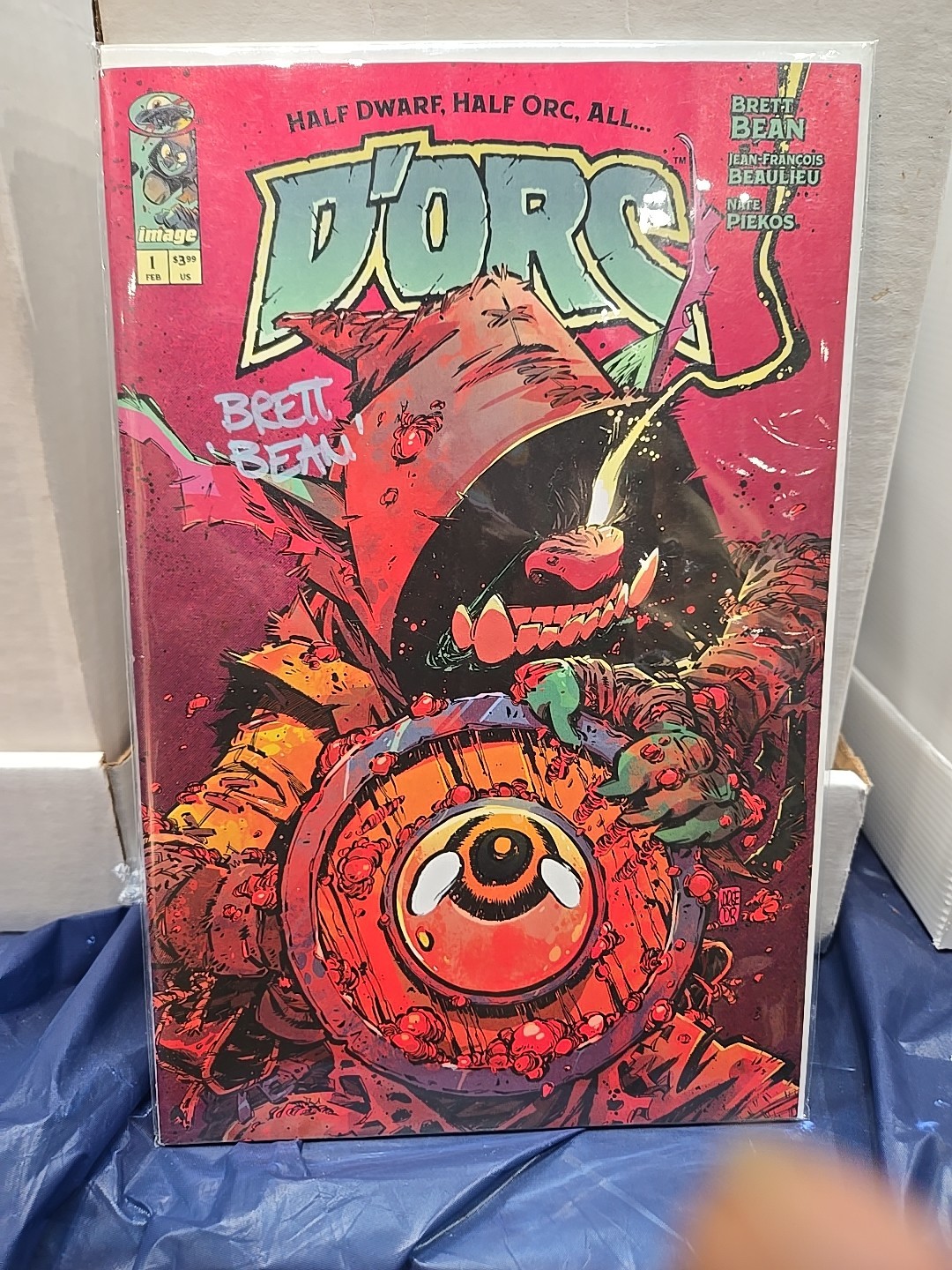 D\'Orc 1st Print NM ( Jorge Corona Cover B)  *SIGNED BY BRETT BEAN*