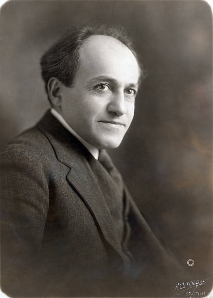 Portrait of Swiss born American composer Ernest Bloch Old Photo