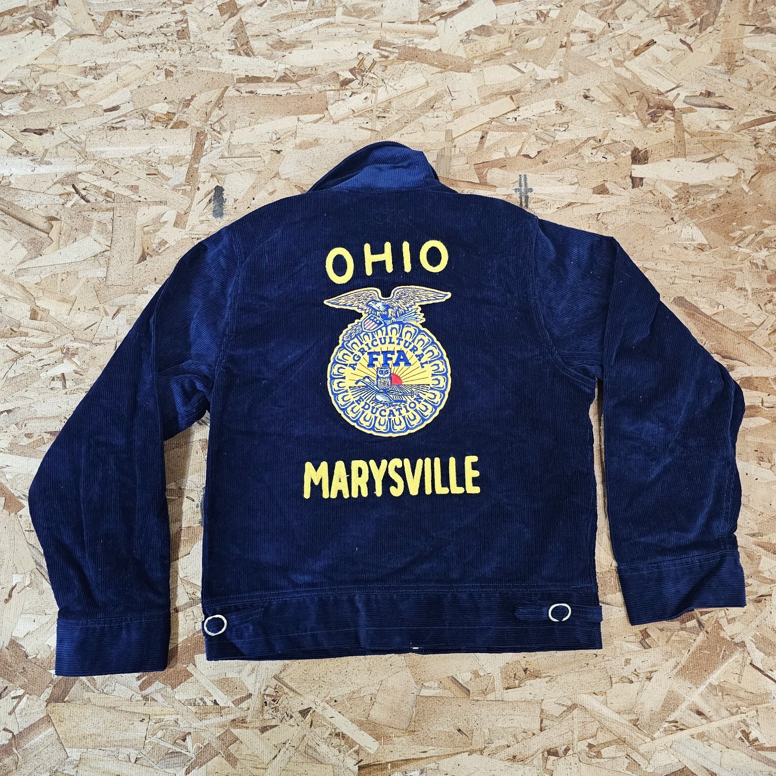 Vintage FFA Corduroy Jacket Ohio Marysville Chainstitch Vintage FFA Corduroy Jacket Ohio Marysville Chainstitch