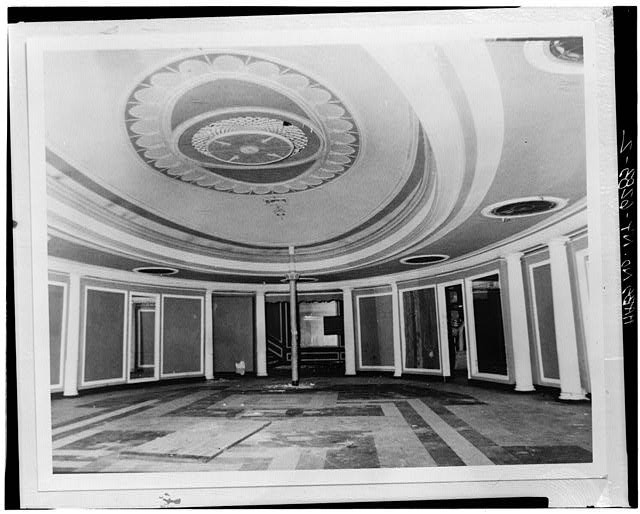 New York NY Loew's Victoria Theater 1910s First Mezzanine Foyer Interior