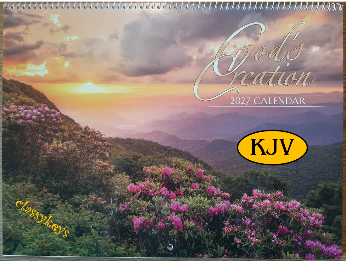 2027 GOD\'S CREATION Appointment Wall Calendar KJV 9\