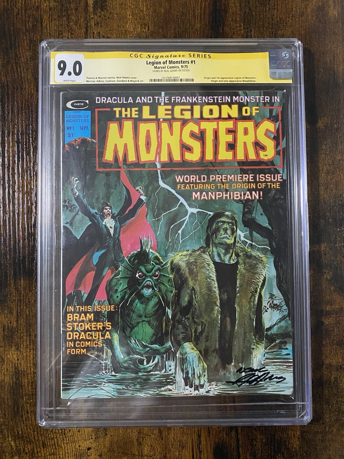 Legion of Monsters 1 CGC 9.0 Signed By Neal Adam’s Legion of Monsters 1 CGC 9.0 Signed By Neal Adam’s