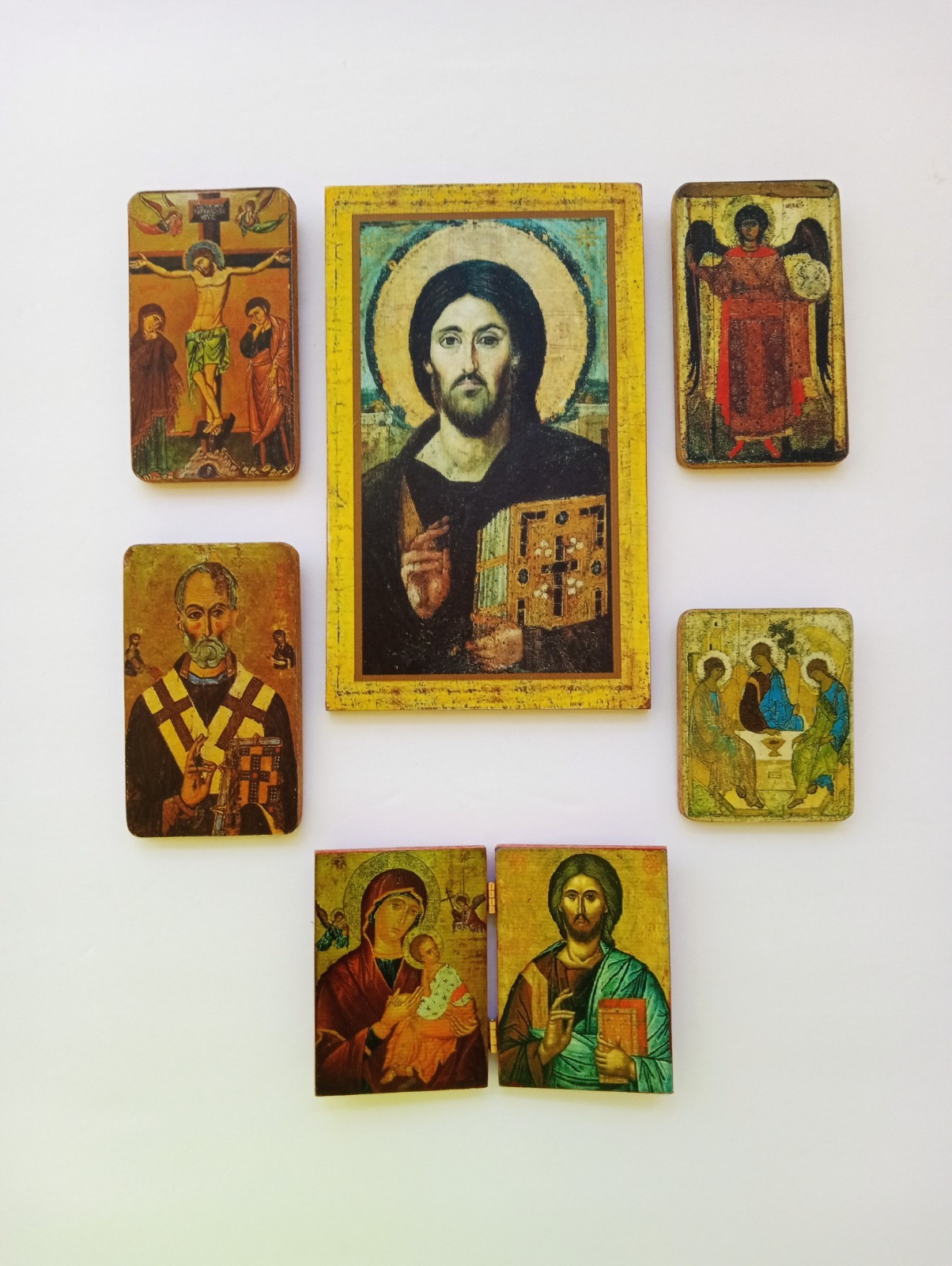Orthodox Icons (Set of Six Handmade Wooden Icons) Orthodox Icons (Set of Six Handmade Wooden Icons)