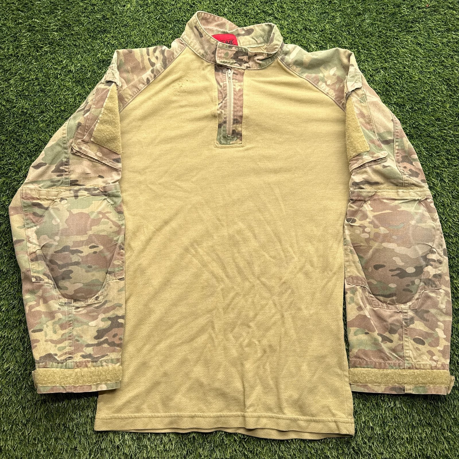 DRIFIRE Multicam Flame Resistant Combat Shirt FR Wear 1/4 Zip Camo Military