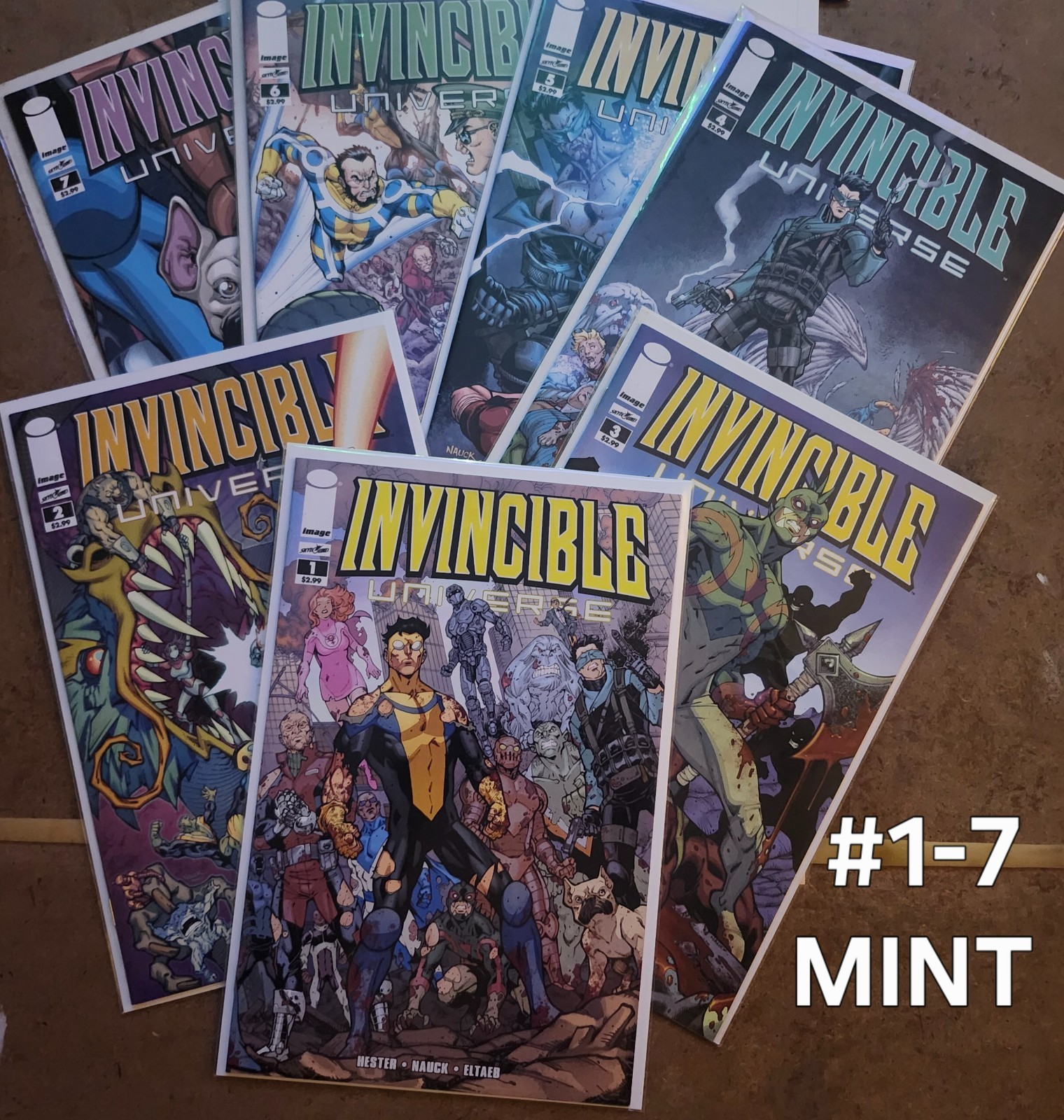 Invincible Universe #1-#7. Mint Set. Image 2013 First Prints Invincible Universe #1-#7. Mint Set. Image 2013 First Prints