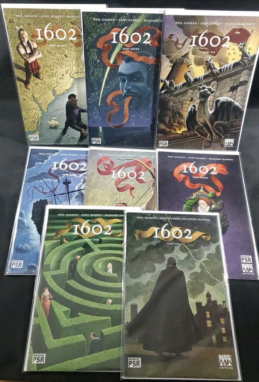 1602 #1-8 Complete Run Set Marvel Comics Readers Copies See Pics 12I\'