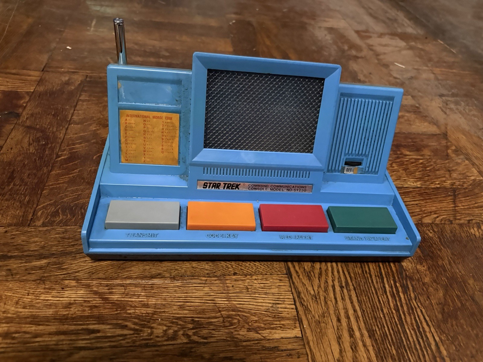 Mego Vintage Star Trek Command Communications Console Tabletop Game Model 51230 