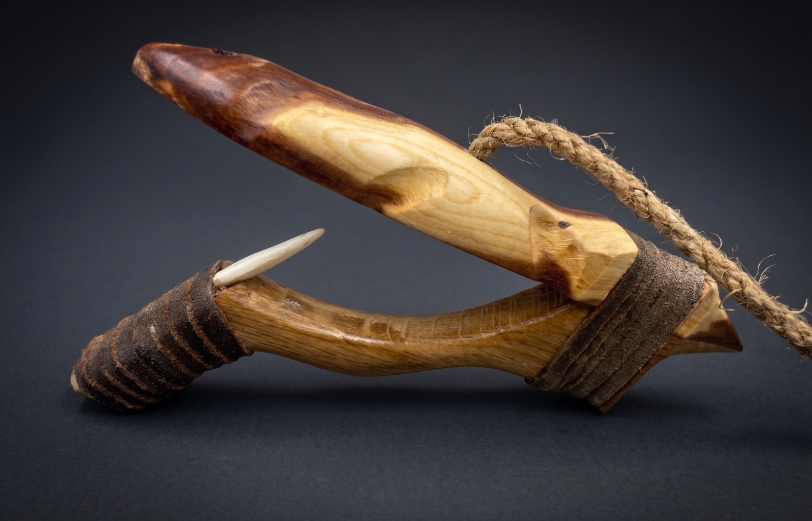 Fish Totem Halibut Hook, Northwest Coast Rustic Art Design 2