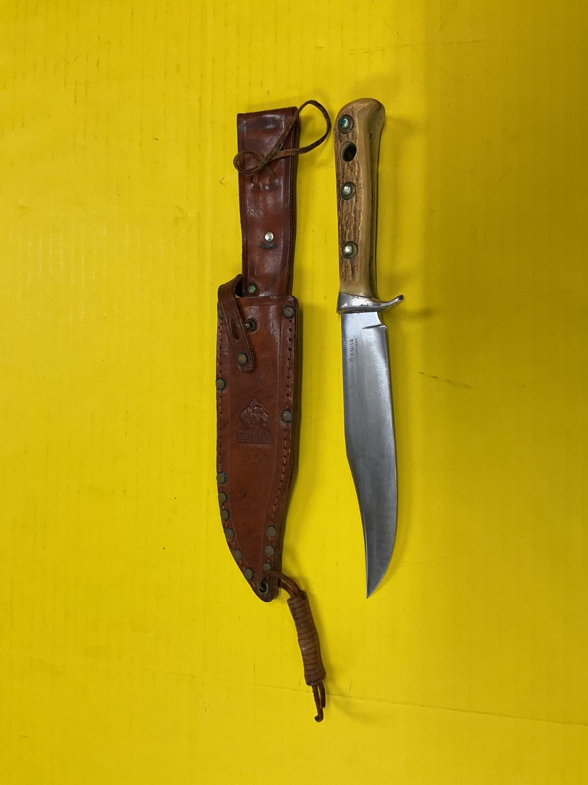 Vintage Pre 1964 PUMA 6396 Pumaster Germany Bowie Knife & Sheath Rare