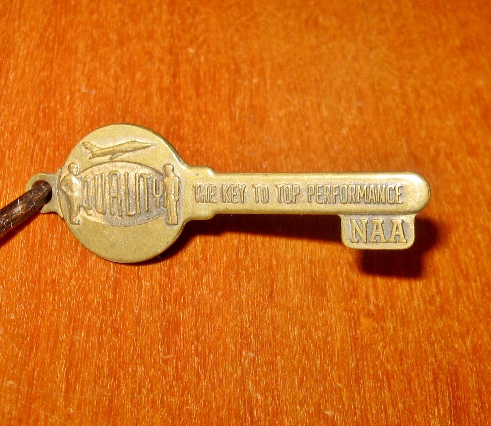 North American Aviation NAA Key Quality Vintage Aviation Faux Metal Key Charm