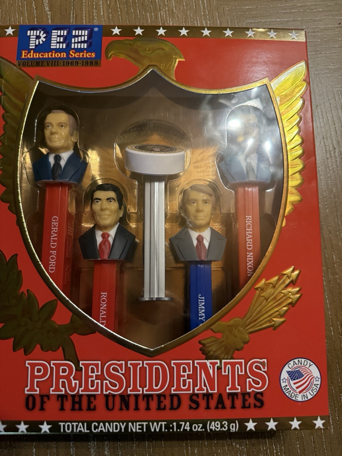PEZ Presidents Education Series Volume VIII 8 Nixon Ford Carter Reagan SEALED PEZ Presidents Education Series Volume VIII 8 Nixon Ford Carter Reagan SEALED
