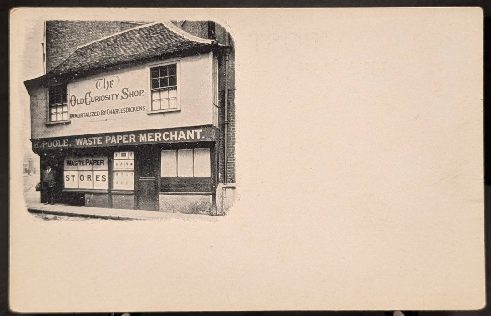 1900's RPPC Postcard The Old Curiosity Shop Immortalized by Charles Dickens