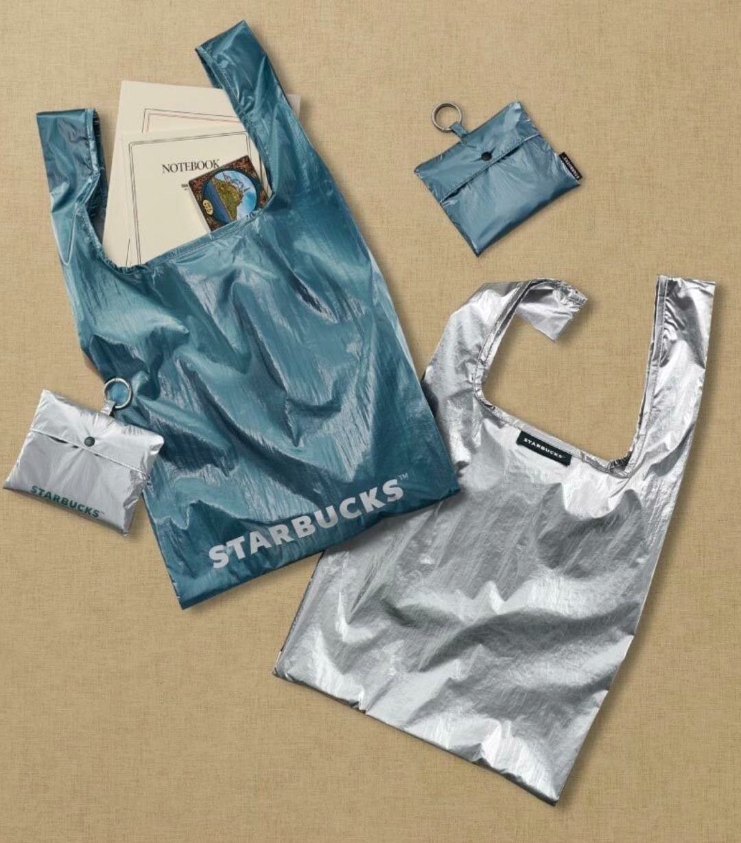 Starbucks korea 2026 Glazed Bag keyring version blue gray