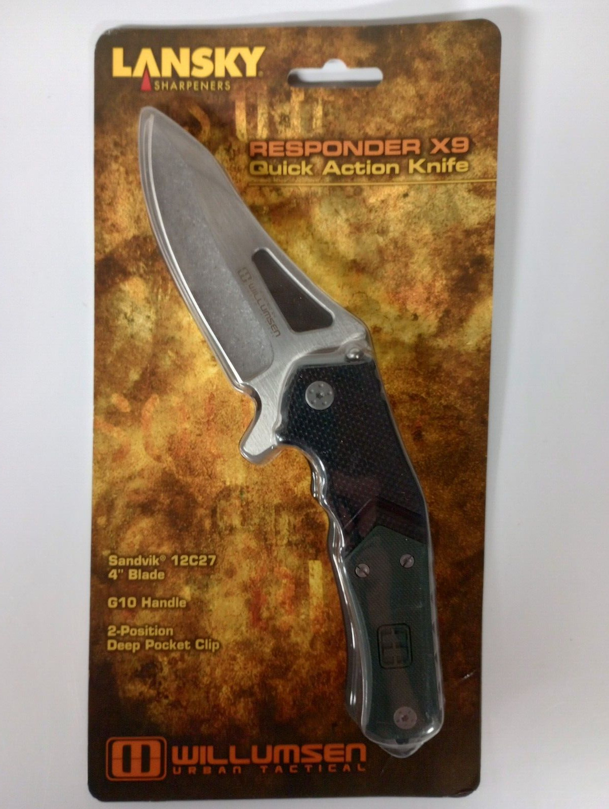 Lansky Responder X9 Folding Knife 3.75\ Lansky Responder X9 Folding Knife 3.75\