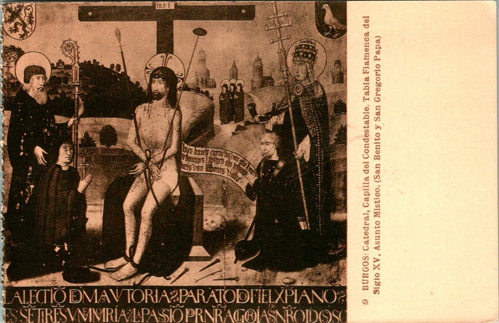 Burgos Spain Postcard unused 1920s (9995)