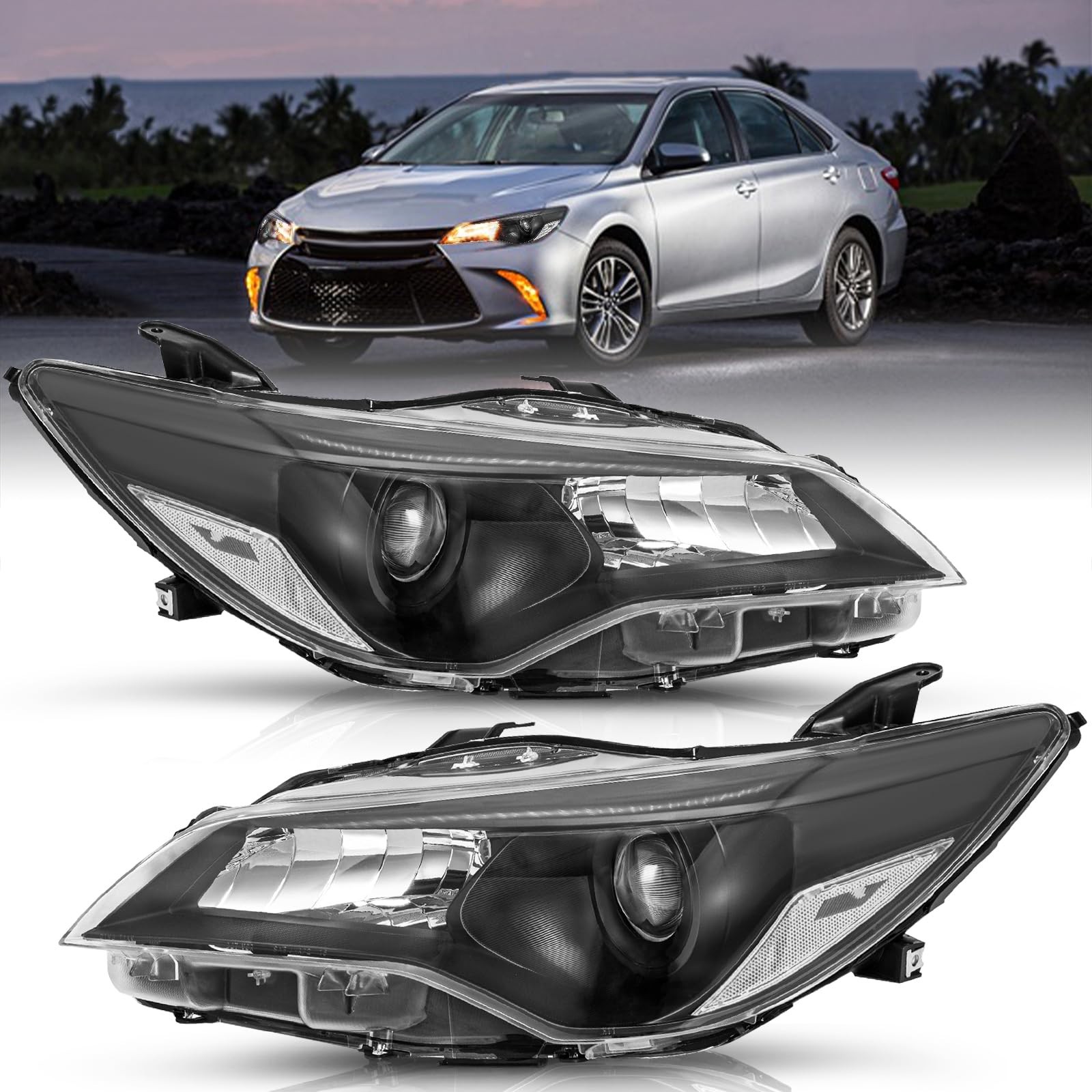 Fits for 2015 2016 2017 Toyota Camry Headlights Assembly Factory Headlamp Replac Fits for 2015 2016 2017 Toyota Camry Headlights Assembly Factory Headlamp Replac
