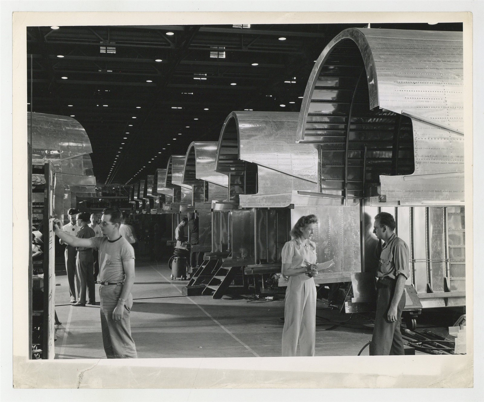 Female Aviation Pioneer 1943 Woman Manager Consolidated Aircraft Photo J15540