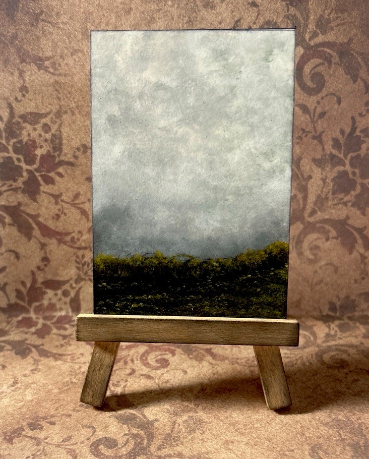 ACEO Original Landscape painting By Artist TTT-TTTCREATIONS STORE