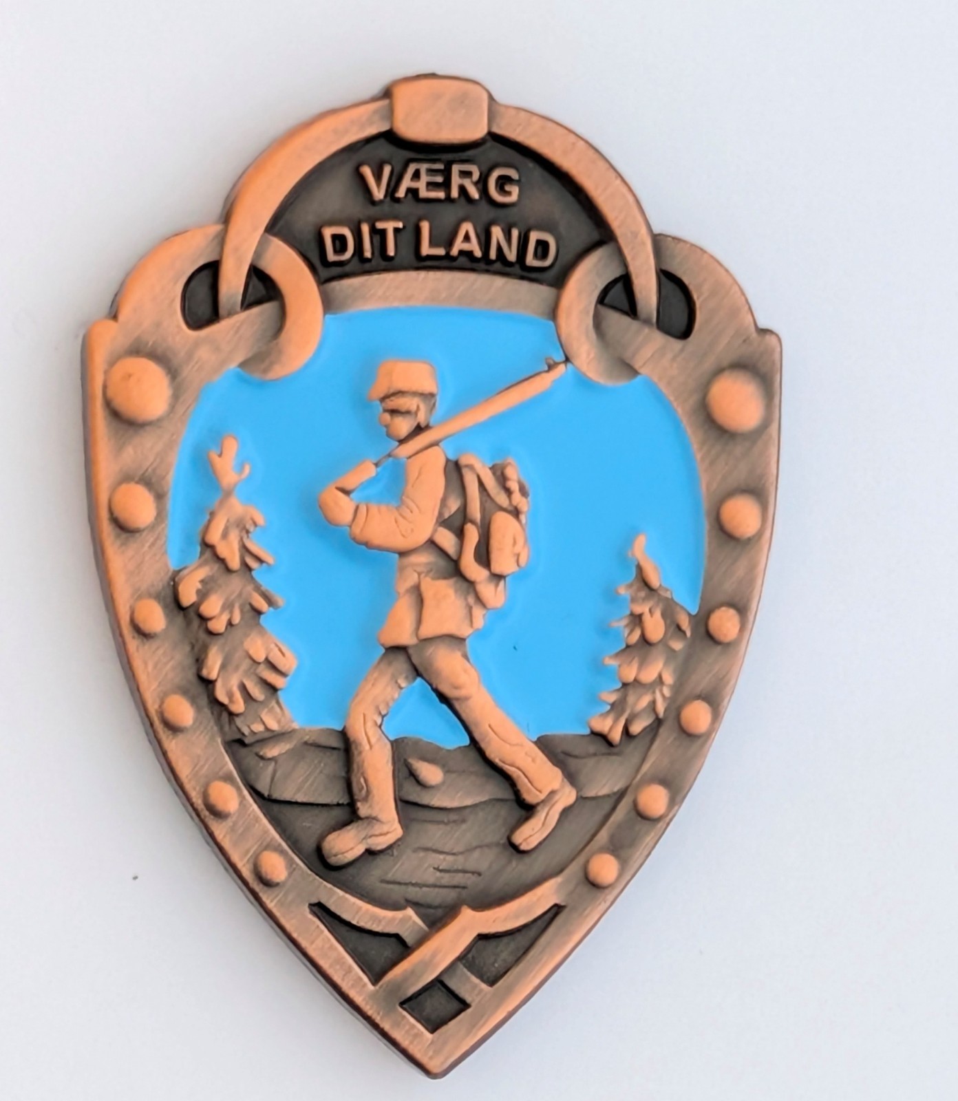 Norwegian Foot March Badge-Bronze (1st Award) *Large Version*