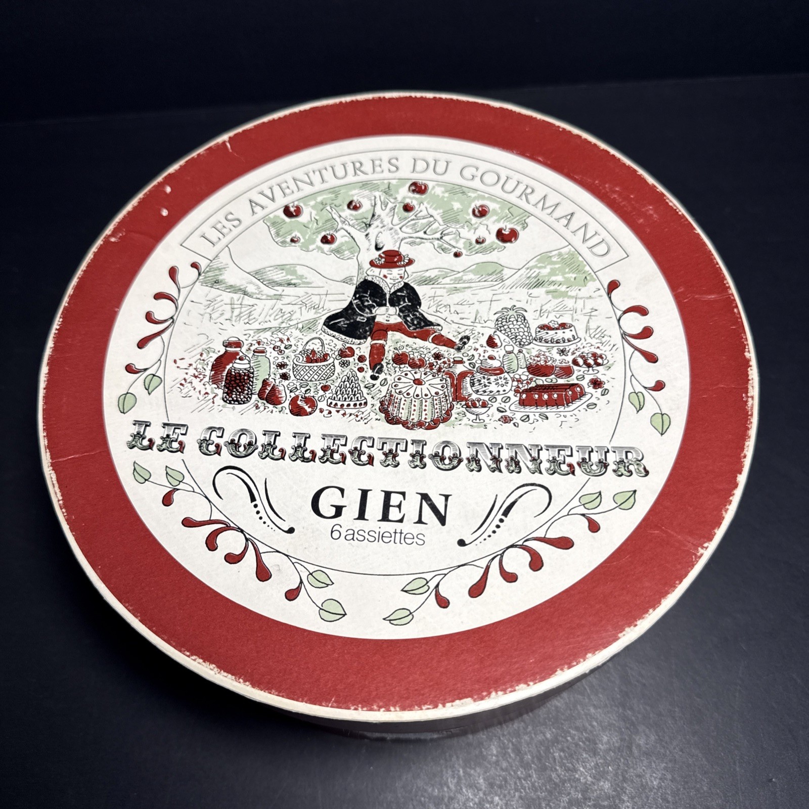 GIEN 5 ASSIETTES A DESSERT LE COLLECTIONNEUR LES AVENTURES Dessert Plates Set/5