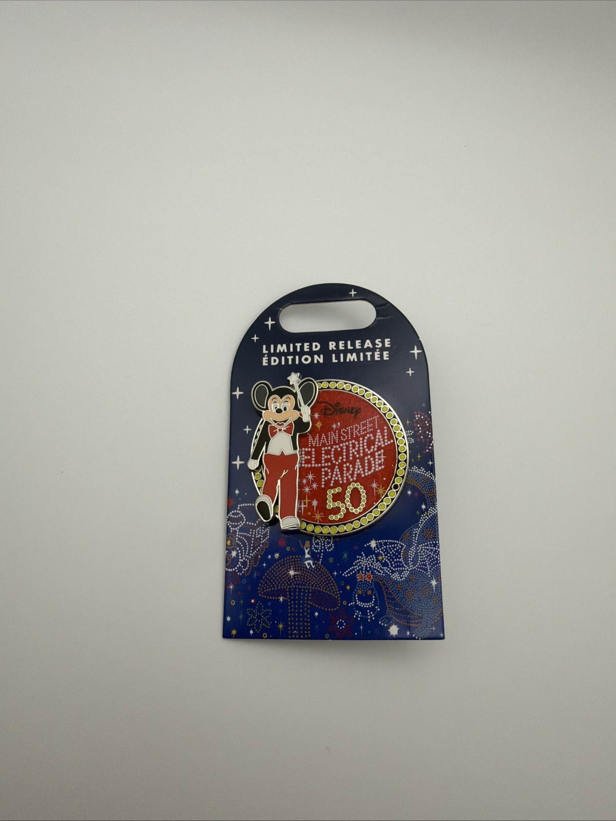 Disneyland Main Street Electrical Parade 50th Anniversary Mickey LR Pin Disneyland Main Street Electrical Parade 50th Anniversary Mickey LR Pin