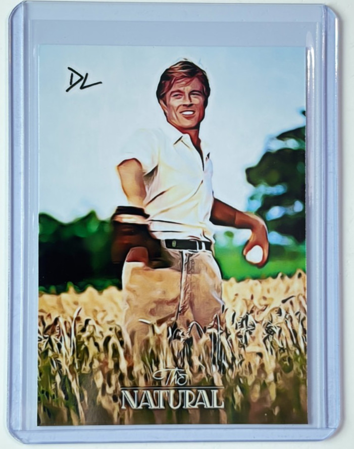The Natural Limited Edition Artist Signed “Robert Redford” Trading Card 9/10