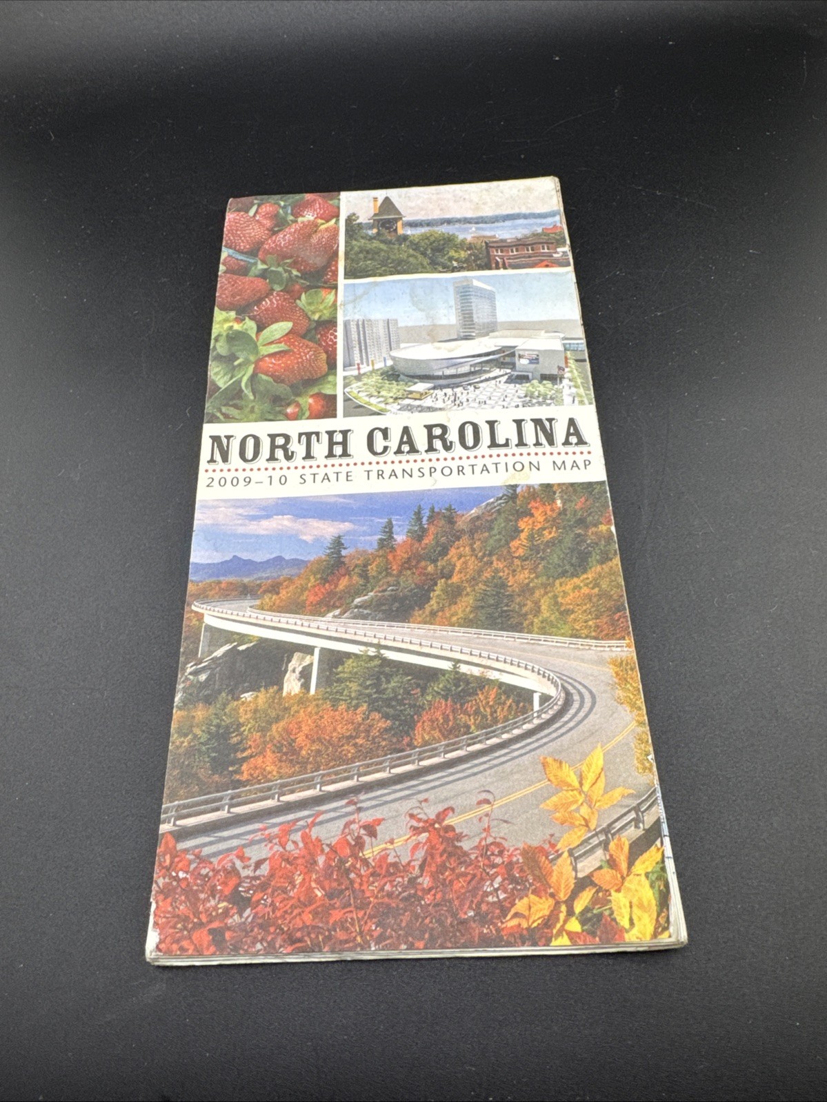 North Carolina 2009-10 Vintage Map – State Road & Travel Highway Guide Map