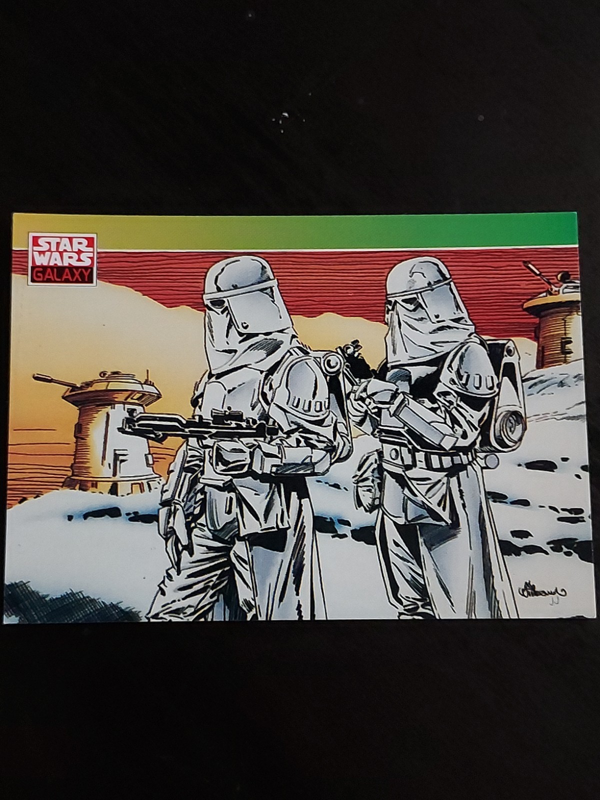 1993 Topps Star Wars Galaxy Snowtroopers Card #137 1993 Topps Star Wars Galaxy Snowtroopers Card #137