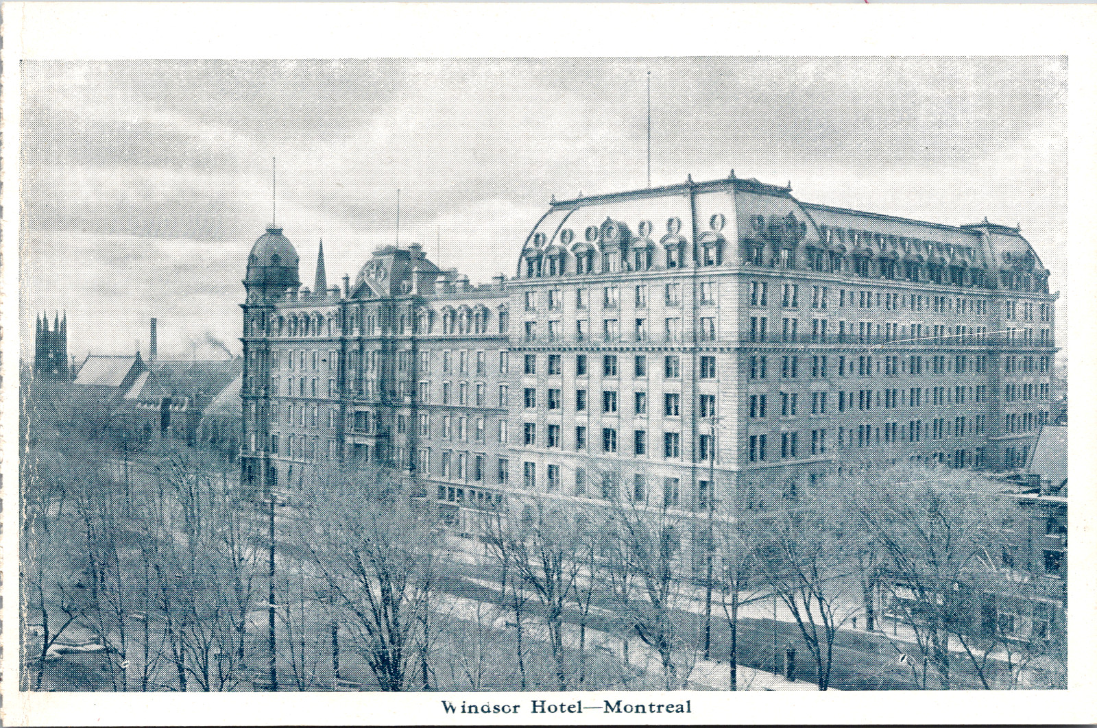 Windsor Hotel Montreal Quebec Canada Vintage Postcard