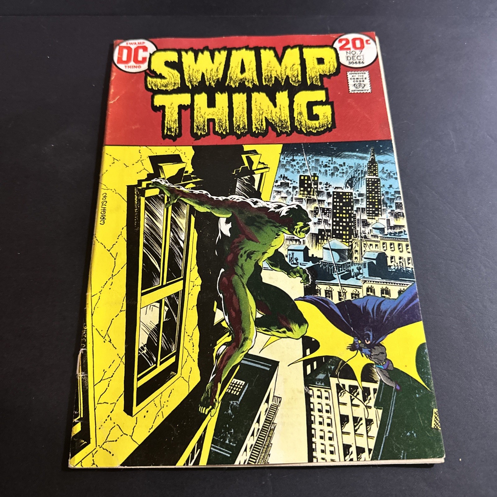 DC Comics Swamp Thing #20 1972 Bronze Age Len Wein Bernie Wrightson Vf/Fn Bf2 DC Comics Swamp Thing #20 1972 Bronze Age Len Wein Bernie Wrightson Vf/Fn Bf2