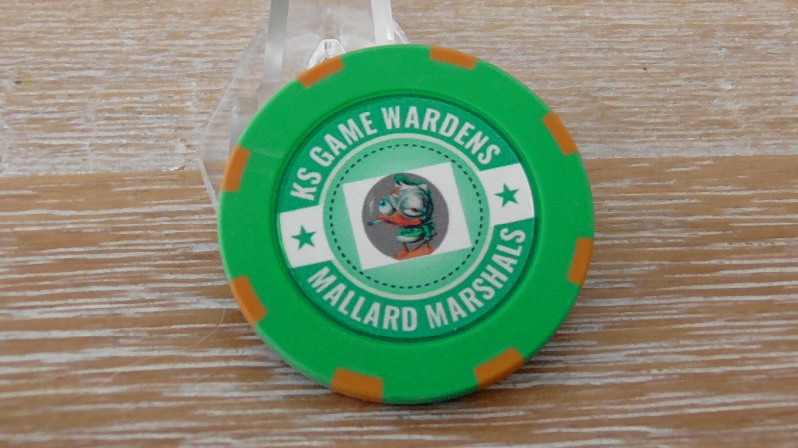 Kansas Wildlife Parks Law Enforcement Game Warden Mallard Marsha Challenge Coin