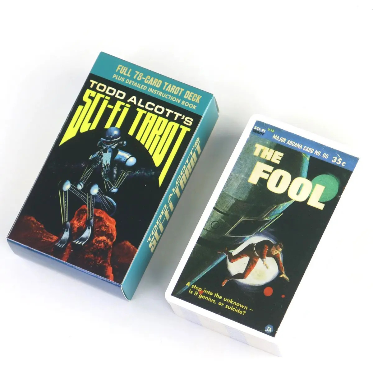 Sci-Fi Tarot: Retro-Future Revelations - 10.3x6cm (4.06x2.36in) - 78 Cards