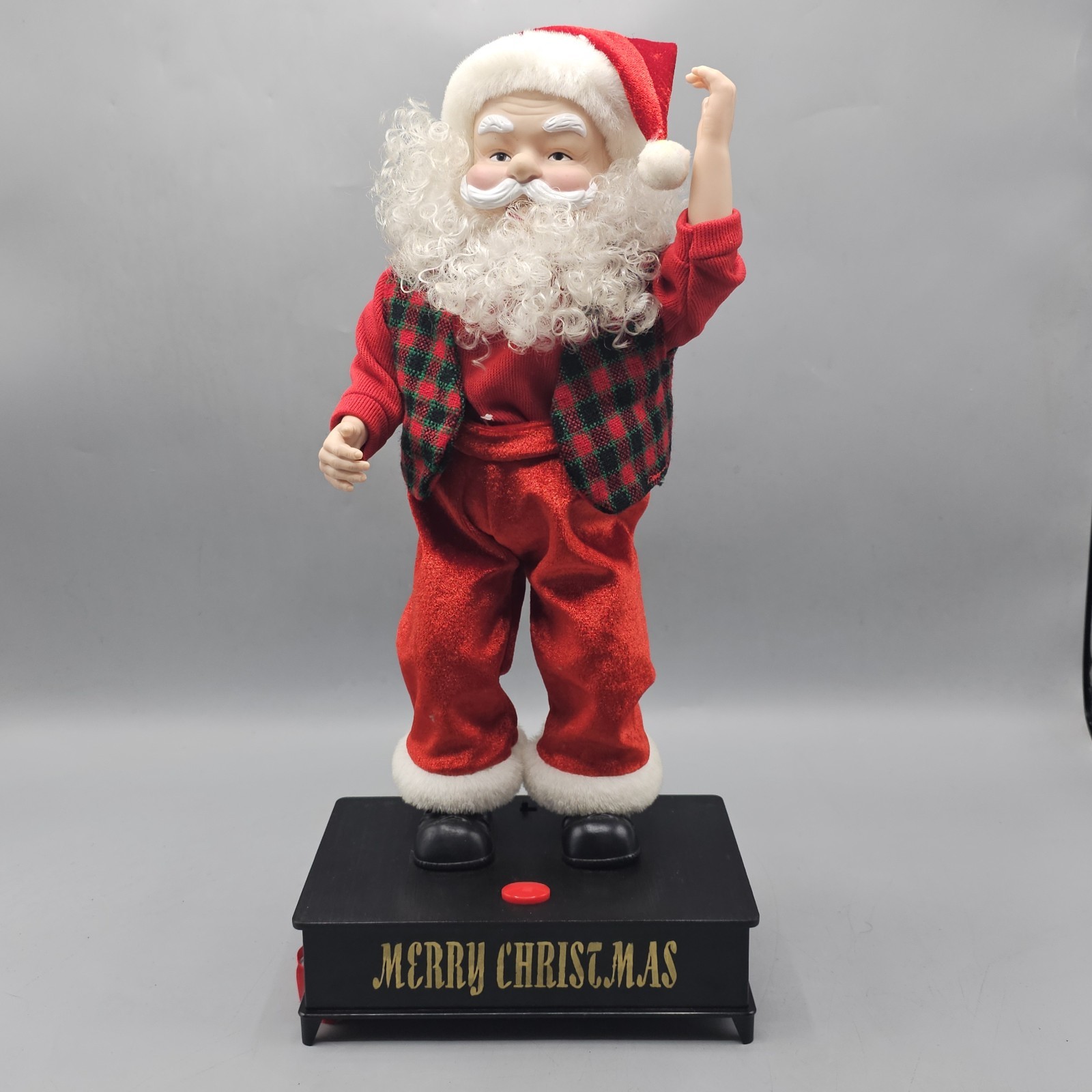 Vintage Santa Clause Dancing Singing Welcome To Winter Wonderland Tested