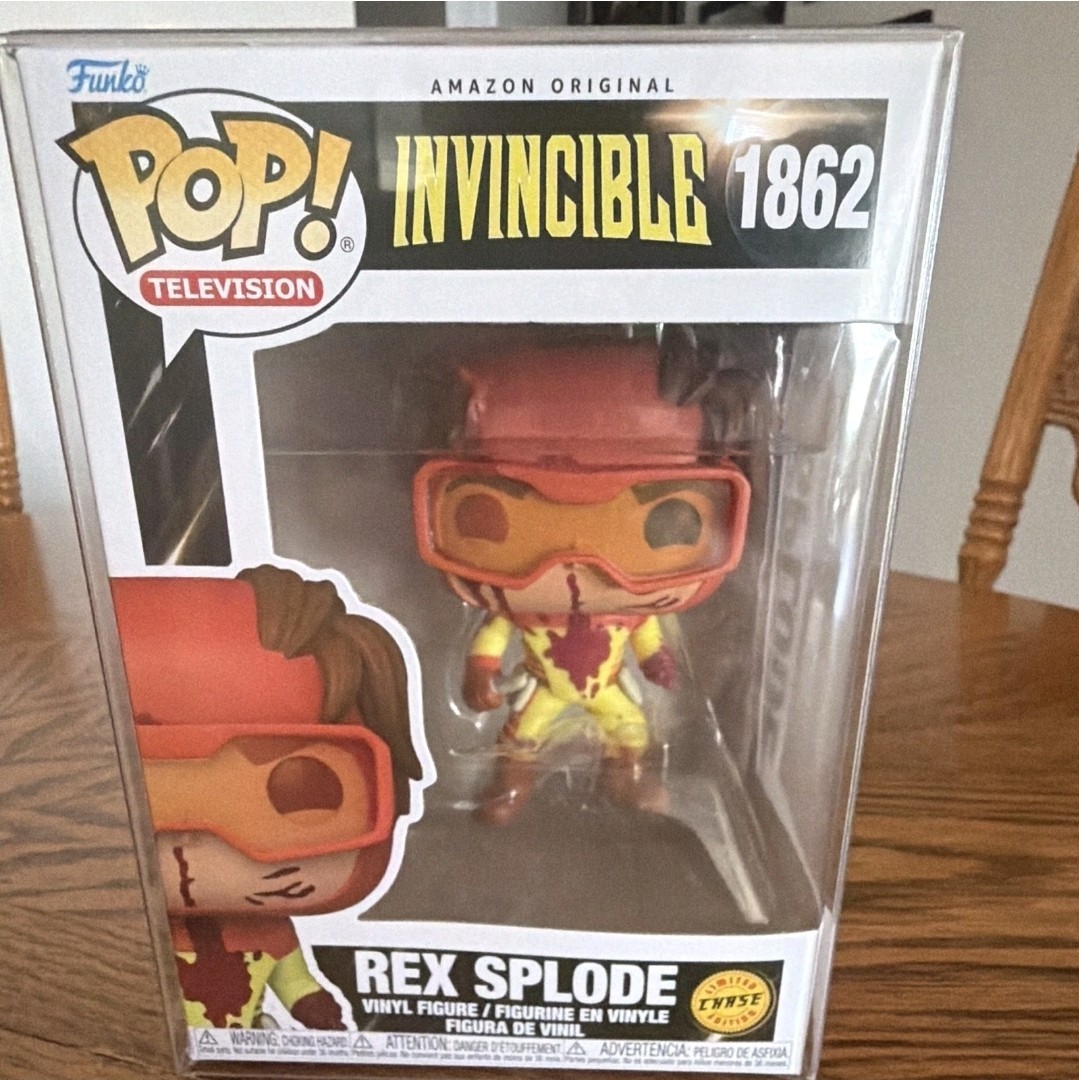 Funko Pop Television Invincible Rex Splode CHASE Vinyl Figure #1862