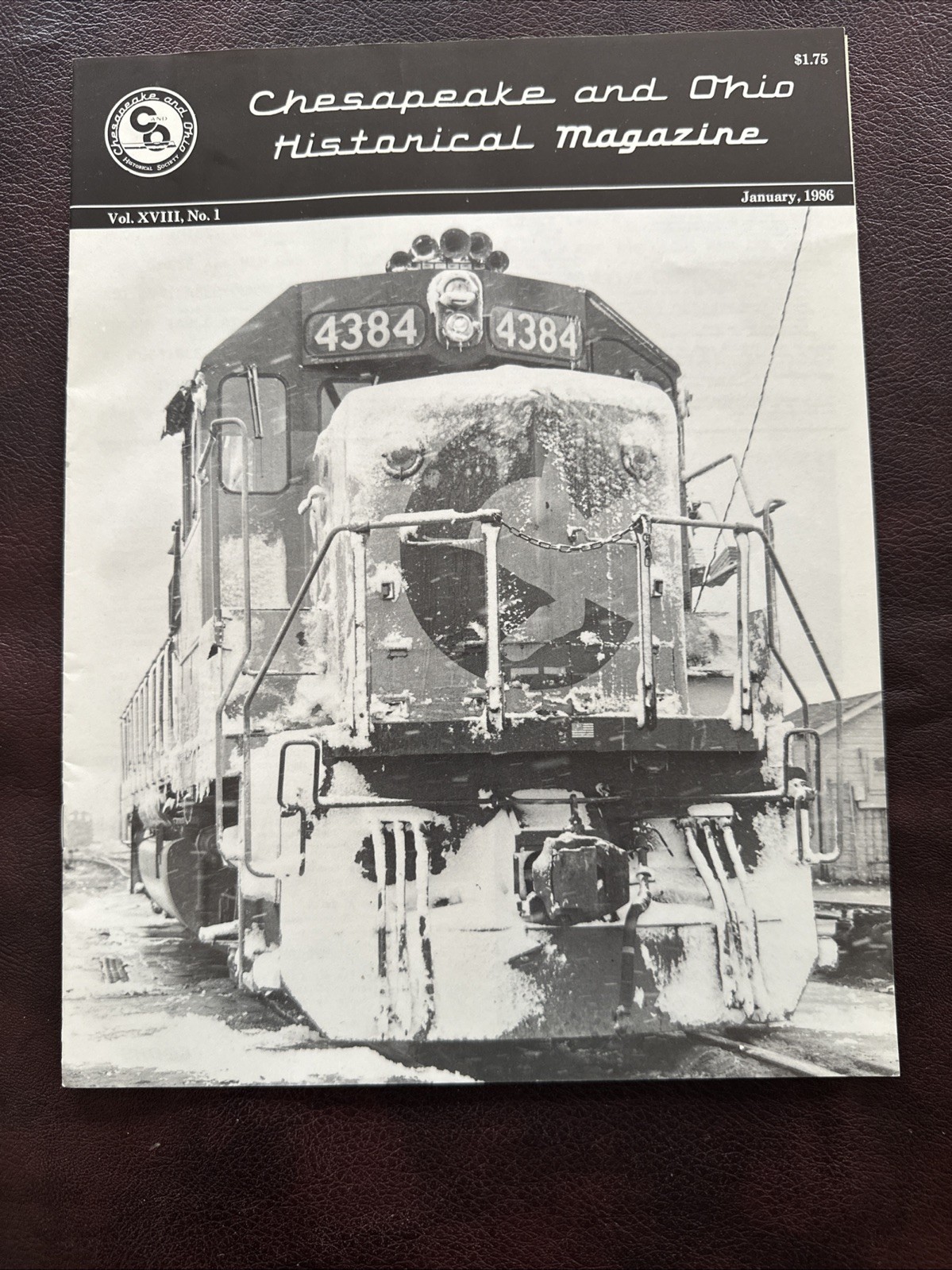 1986 Jan CHESAPEAKE AND OHIO HISTORICAL MAGAZINE C&O RAILROAD 1986 Jan CHESAPEAKE AND OHIO HISTORICAL MAGAZINE C&O RAILROAD