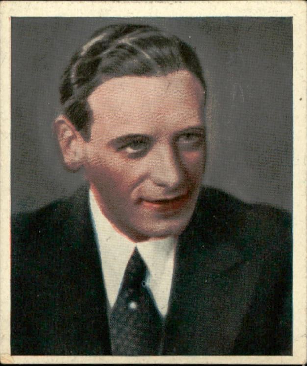 1930s Sultan Film Stars #24 JOHANNES RIEMANN Vtg Tobacco Cigarette Movie Card
