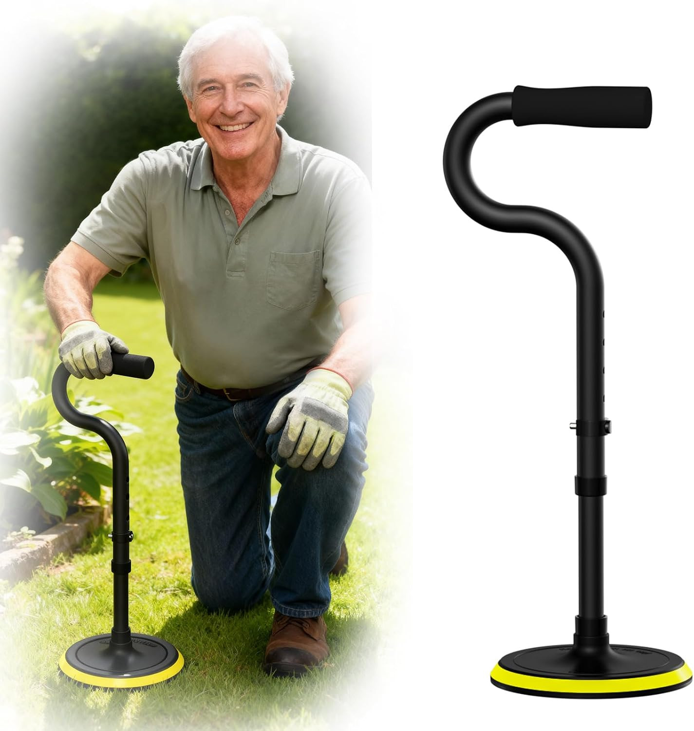 Standing Assist Devices Mobility Aids to Help Get up from Floor (Matte Black) Standing Assist Devices Mobility Aids to Help Get up from Floor (Matte Black)