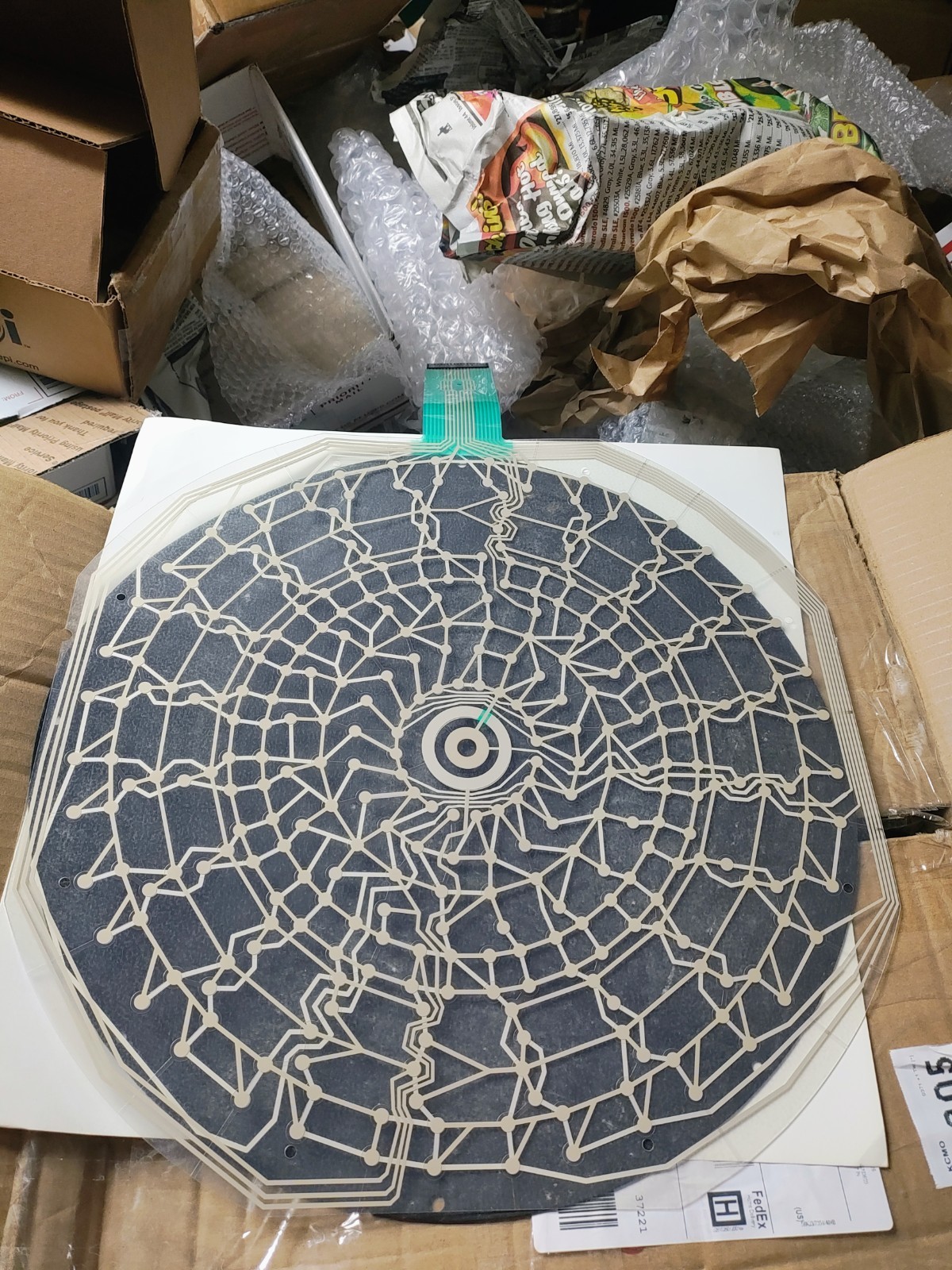 1 ARACHNID DART arcade  SWTCH MATRIX MEMBRANE 12575Re fits all With Rubber Mat 