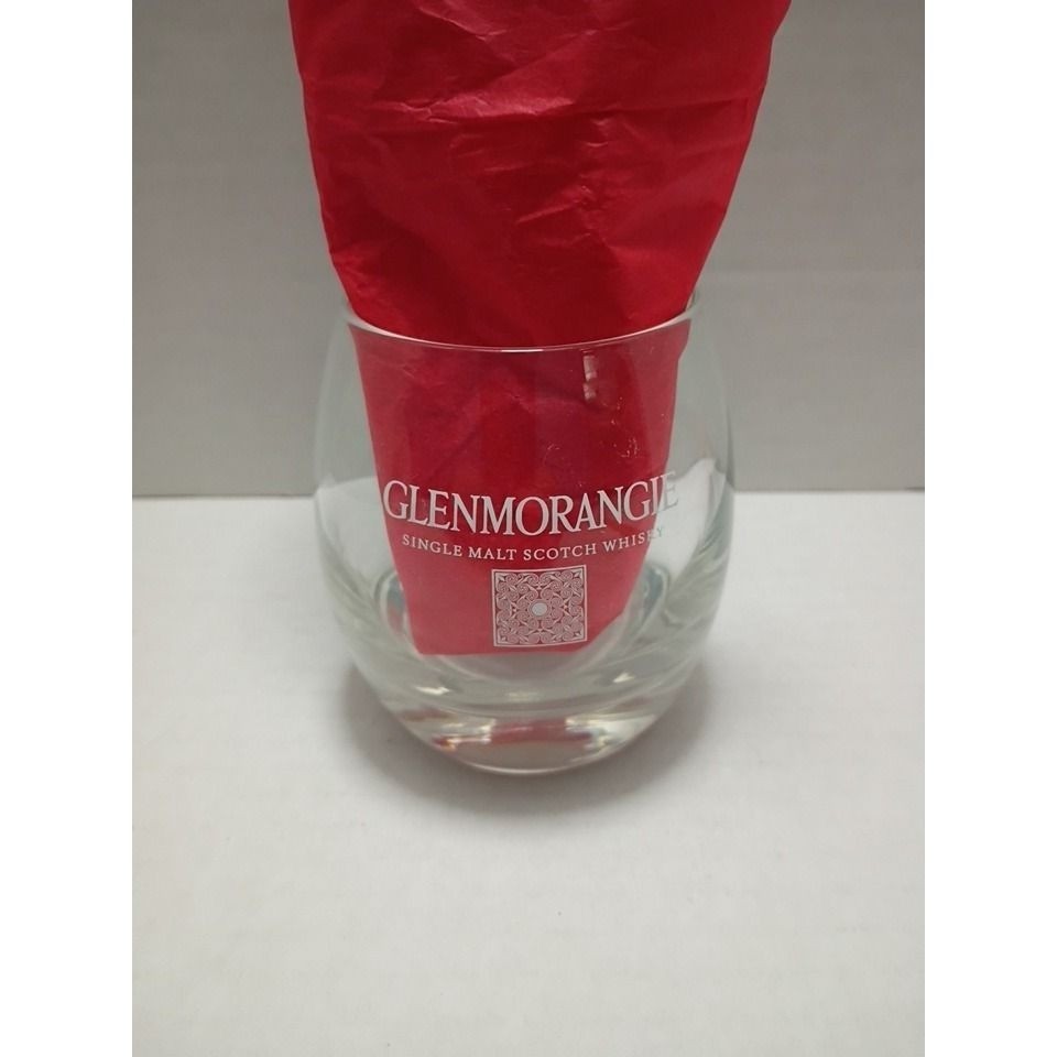 Glenmorangie Single Malt Scotch Whisky Glass Tumbler Stemless Snifter Clear