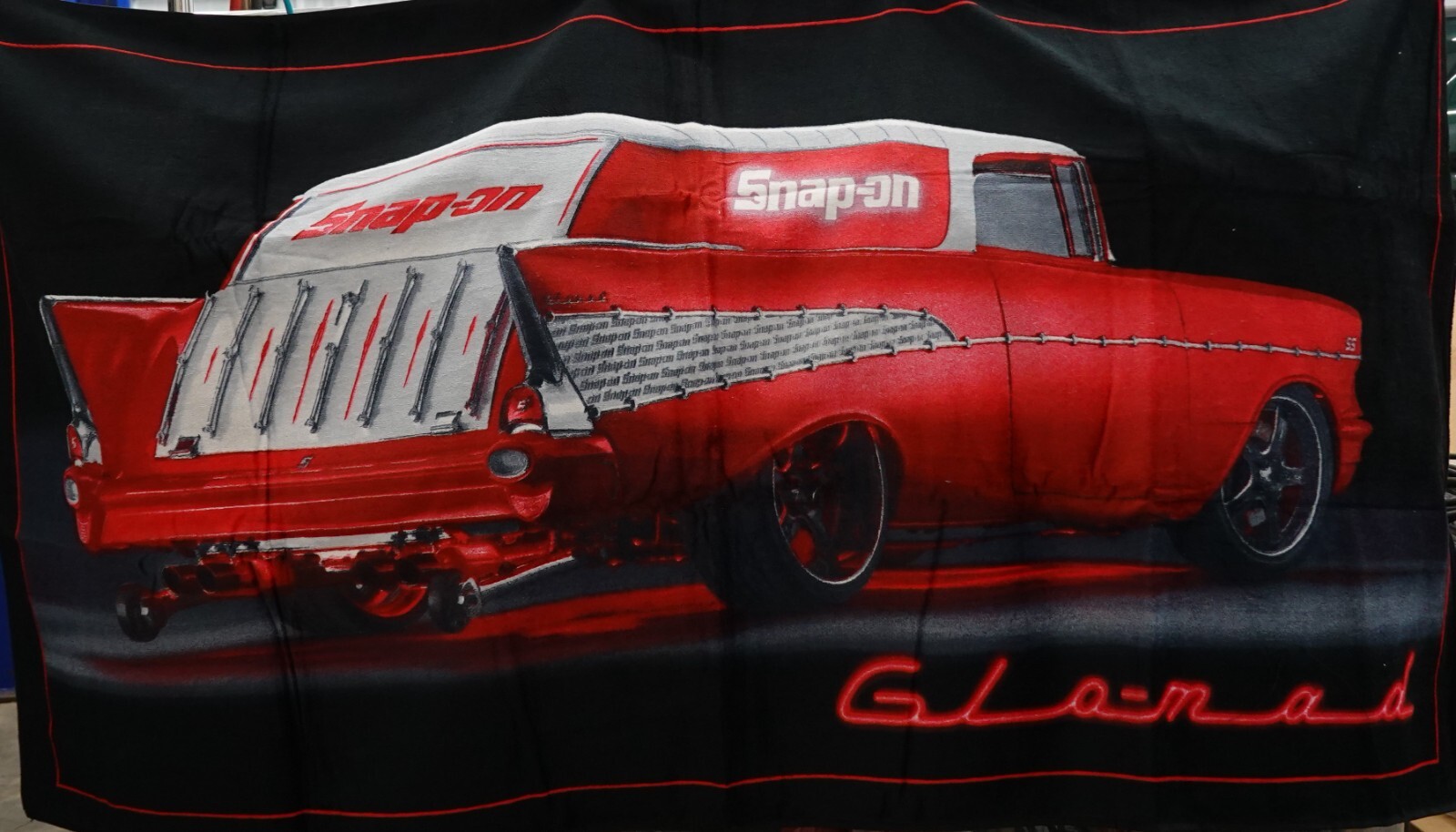 Snap On Glo Mad Beach Towel New