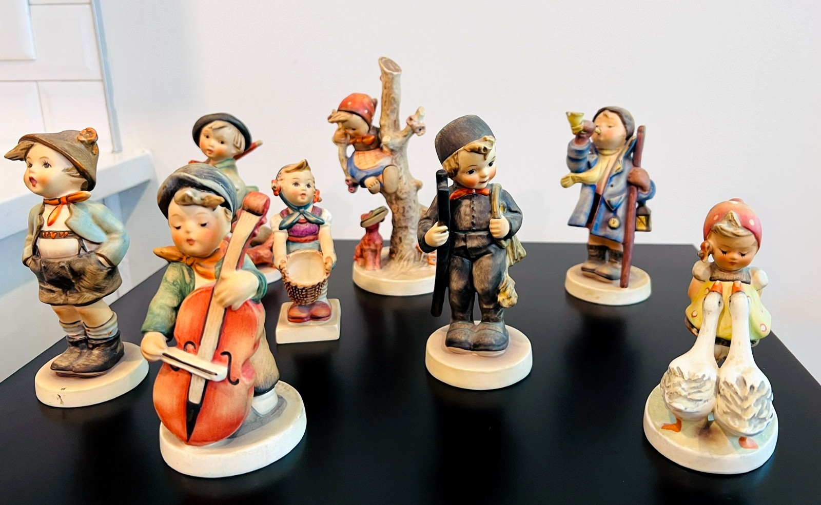 Vtg Hummel Figurines Lot of 8 – Including Large 6.75 