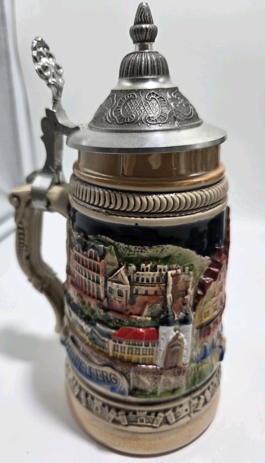 Vtg Zoller and Born 3 Cities Lmt Edt Beer Stein 300/5000 Signed 