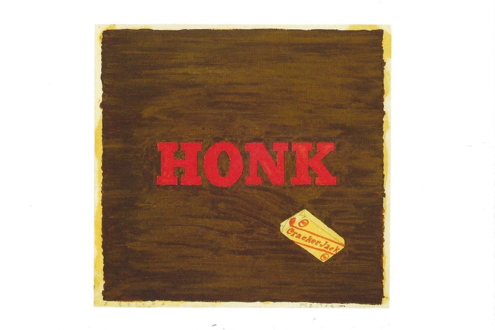 Postcard Ed Ruscha \ Postcard Ed Ruscha \